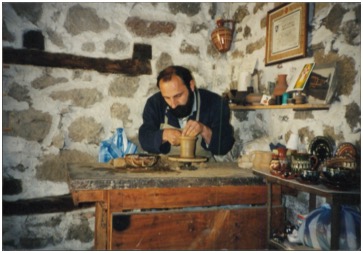 Bulgarian pottery artist